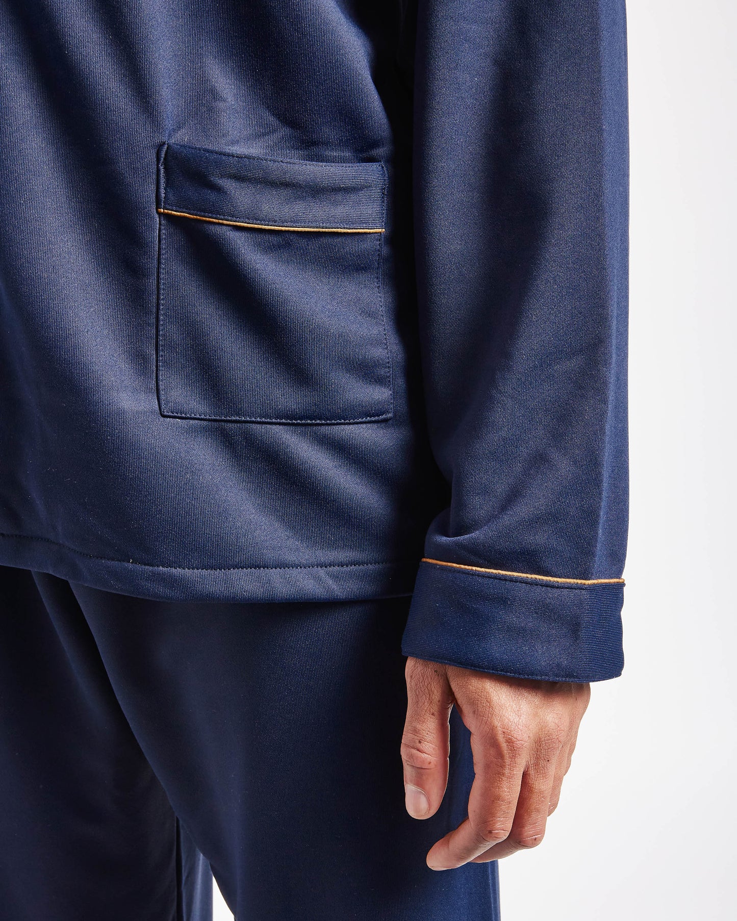 Navy Men's Luxury Lounging Suit | Two Piece Set